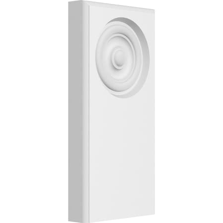 Standard Foster Bullseye Plinth Block With Rounded Edge, 4 1/2W X 9H X 1P